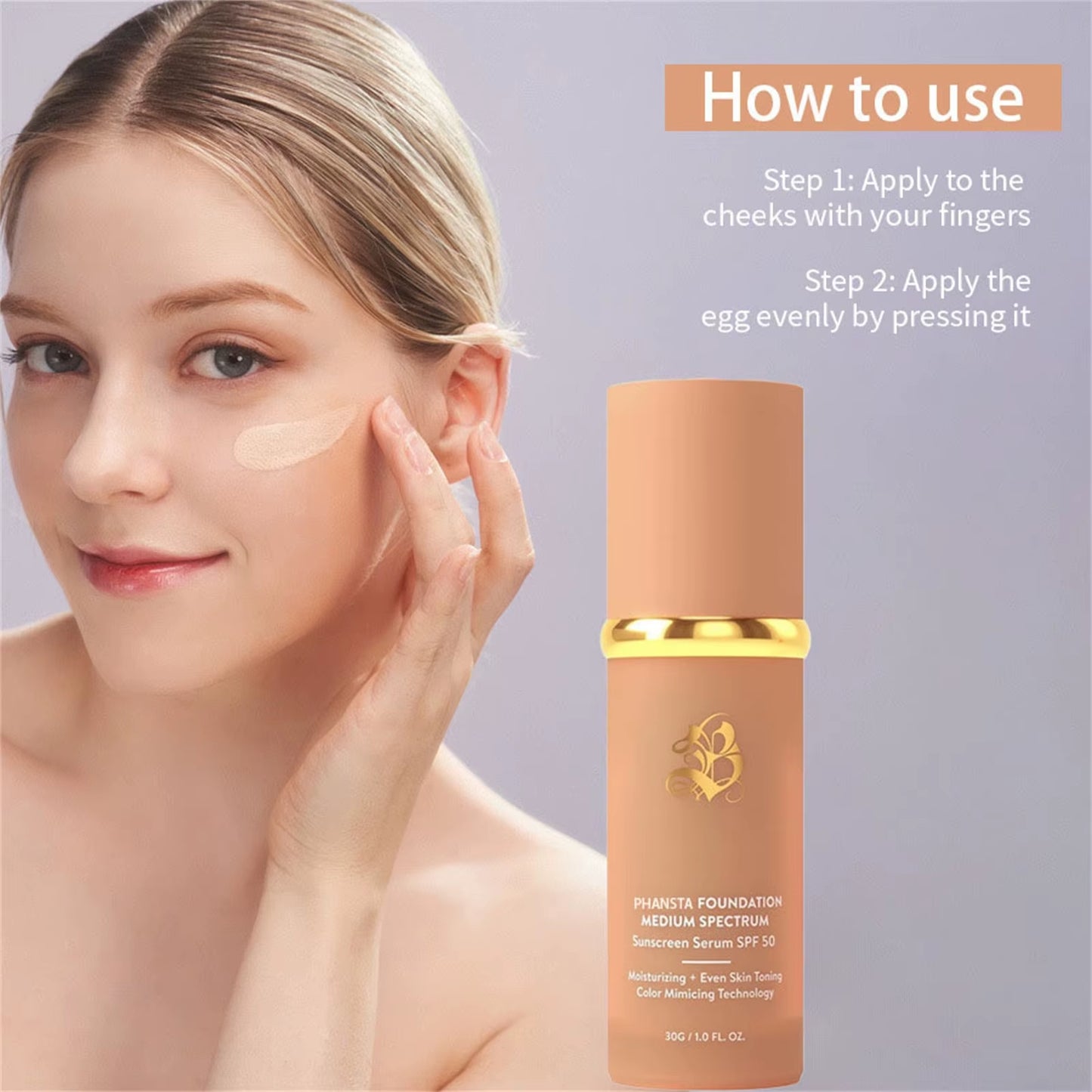 Biomimic Bellé Foundation – 4-in-1 Light Spectrum with SPF 50+ Protection