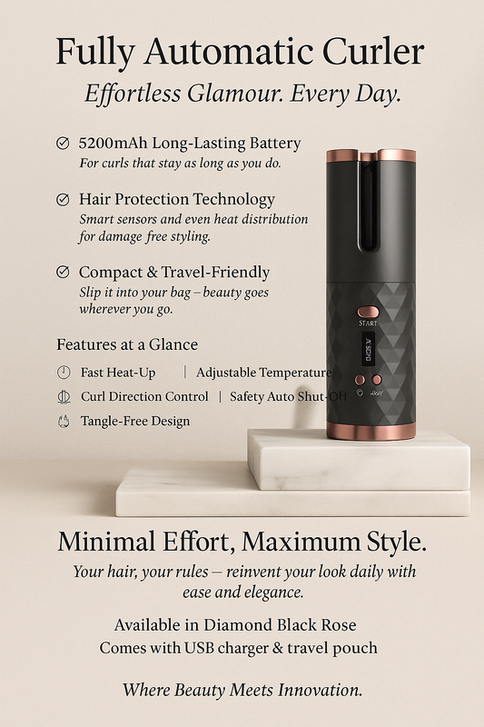 Bellé Curl: Effortless Cordless Curler
